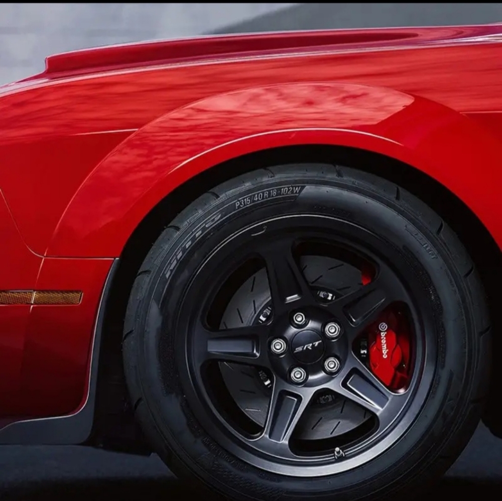 4 SRT 63mm Wheel hubcap Center caps Choose Matte Or Glossy